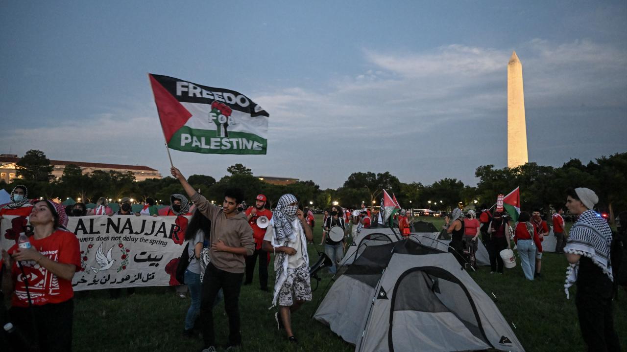 Beyaz Saray'da Gazze Protestosu