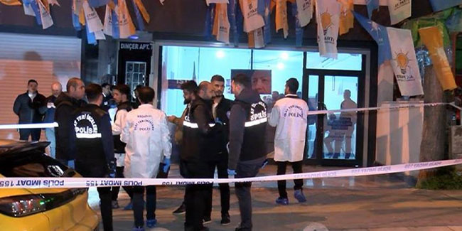 AK Parti Seçim Bürosu'na silahlı saldırı