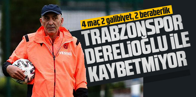 Trabzonspor Derelioğlu ile kaybetmiyor