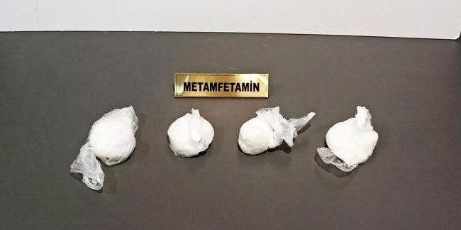 Samsun'da 196 gram metamfetamin ele geçirildi