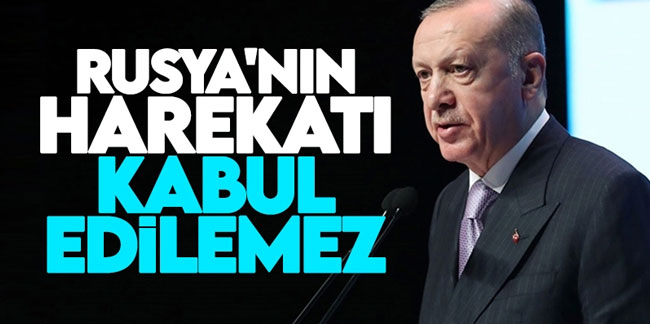 Erdoğan'dan ilk açıklama: ''Kabul edilemez, reddediyoruz!''