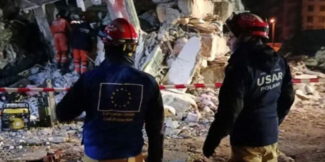 Avrupa Birliği, depremler nedeniyle şimdiye kadarki en büyük arama-kurtarma operasyonunu yürütüyor