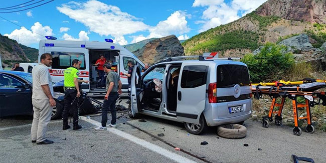 Artvin’de bayram dönüşü trafik kazası: 8 yaralı