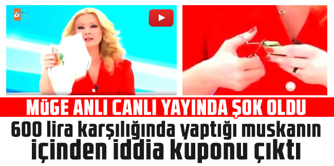 Müge Anlı canlı yayında şok oldu! 600 lira karşılığında yaptığı muskanın içinden iddia kuponu çıktı