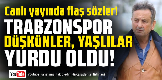 Trabzonspor düşkünler, yaşlılar yurdu oldu!
