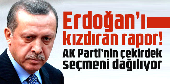 Erdoğan’ı kızdıran rapor! AK Parti’nin çekirdek seçmeni dağılıyor