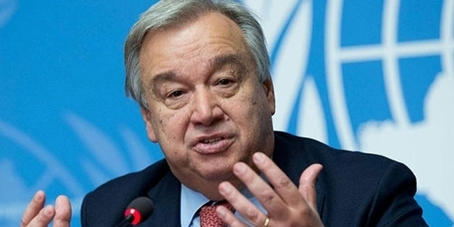 BM Genel Sekreteri Guterres'ten İsrail'e tepki!