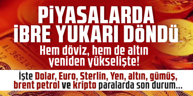 Dolar, Euro ve altının enflasyona tepkisi bu oldu