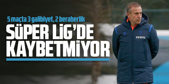 Trabzonspor, Süper Lig'de Abdullah Avcı ile kaybetmiyor