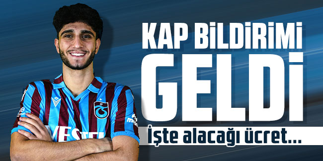 Trabzonspor yeni transferi resmen açıkladı! İşte alacağını ücret...