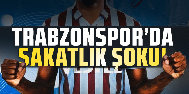 Trabzonspor'da sakatlık şoku! Oyuna devam edemedi