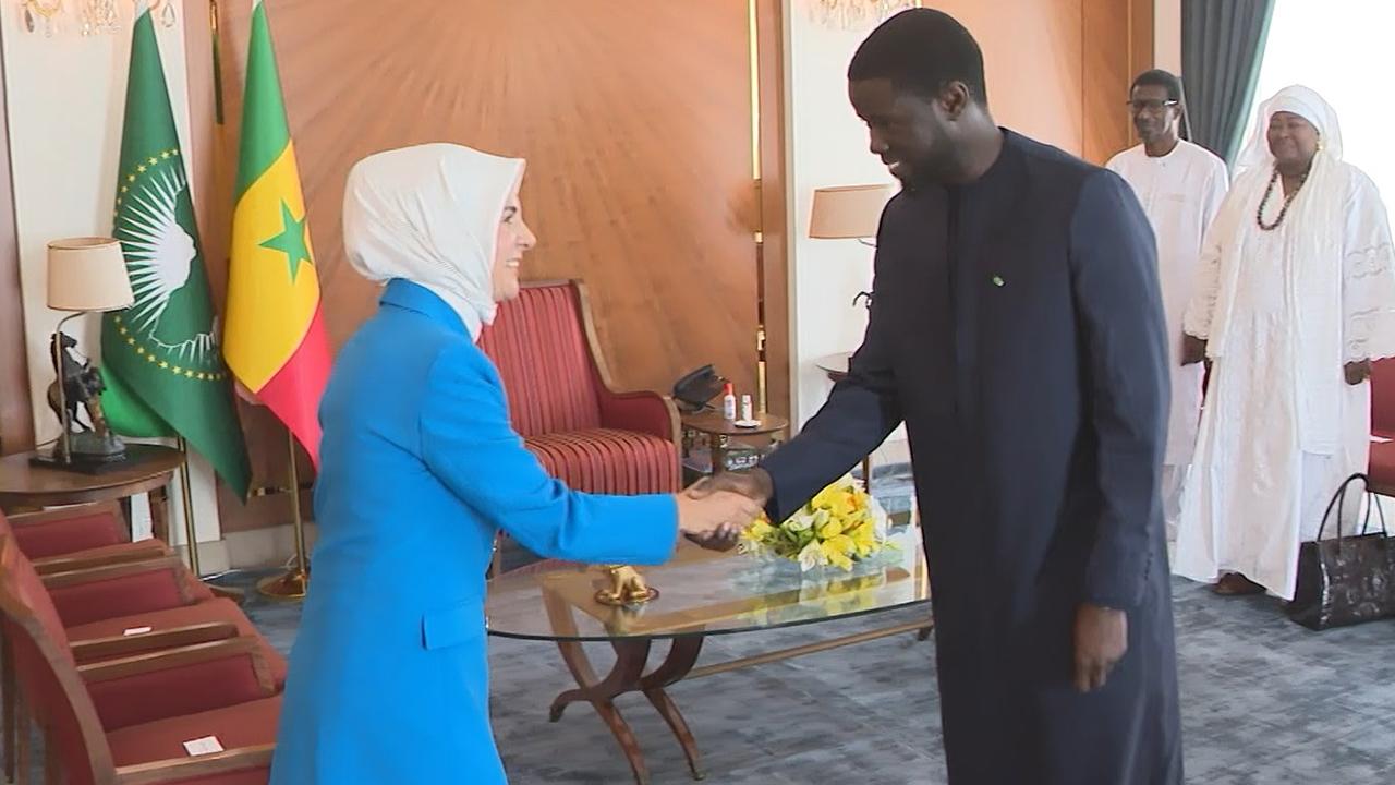 Bakan Göktaş, Senegal Cumhurbaşkanı Faye ile görüştü