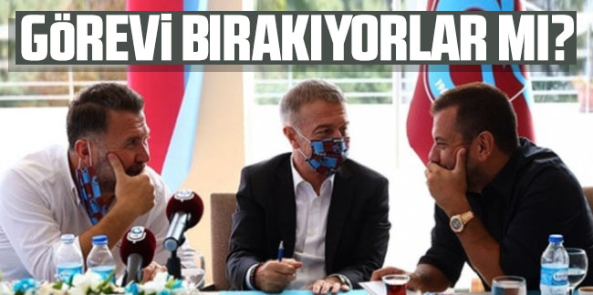 Görevi bırakıyorlar mı? Açıklama geldi...