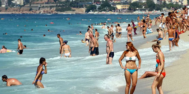 Türkiye'ye gelen turist sayısı belli oldu