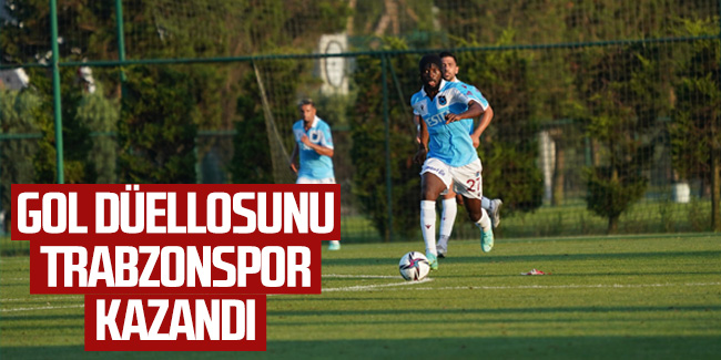 Gol düellosunu Trabzonspor kazandı