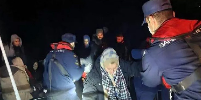 Bodrum açıklarında 18 kaçak göçmen kurtarıldı