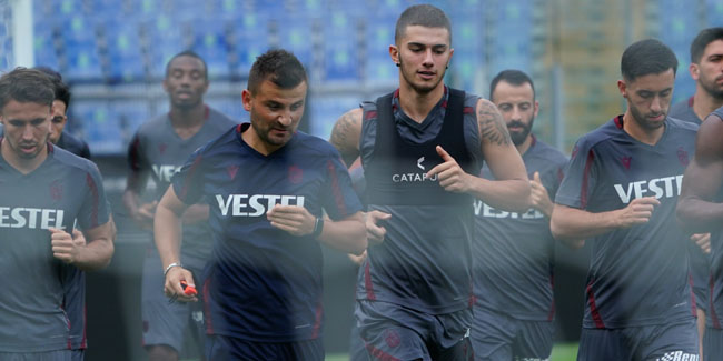 Trabzonspor'da Roma maçı hazırlıkları tamamlandı
