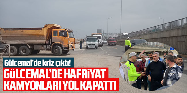 Trabzon Gülcemal dolgu alanında kriz: Hafriyat kamyonları yol kapattı
