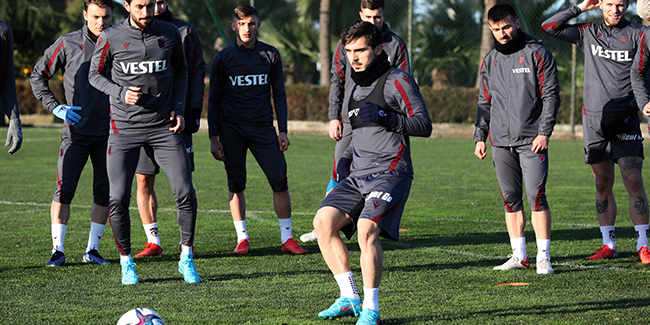 Trabzonspor'da Konyaspor maçı hazırlıkları devam ediyor