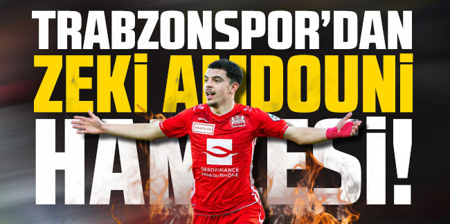 Trabzonspor'a İsviçre milli takımının Trabzonlu golcüsü: Zeki Amdouni