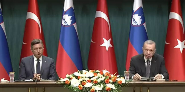 Slovenya ile kritik anlaşmalar imzalandı... Cumhurbaşkanı Erdoğan'dan önemli mesajlar