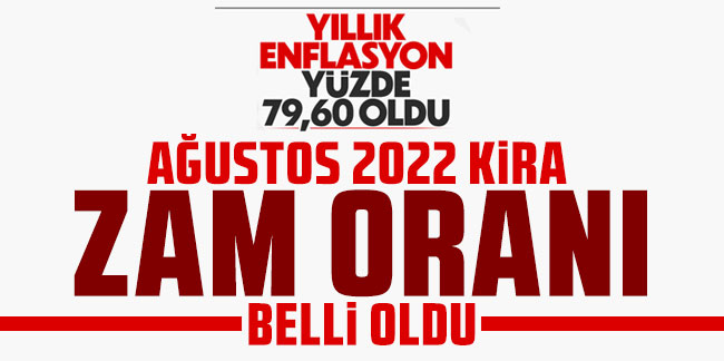 Enflasyon açıklandı, Ağustos 2022 kira zam oranı belli oldu!
