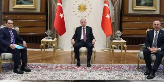 Cumhurbaşkanı Erdoğan Amreyev'i kabul etti