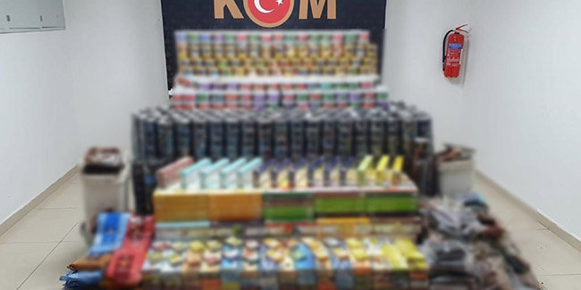 Çorum’da 831 kilo kaçak tütün ele geçirildi