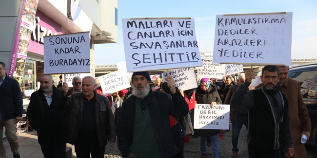 Rize’de kamulaştırma mağdurları eylem düzenledi 2 kişi sinir krizi geçirdi