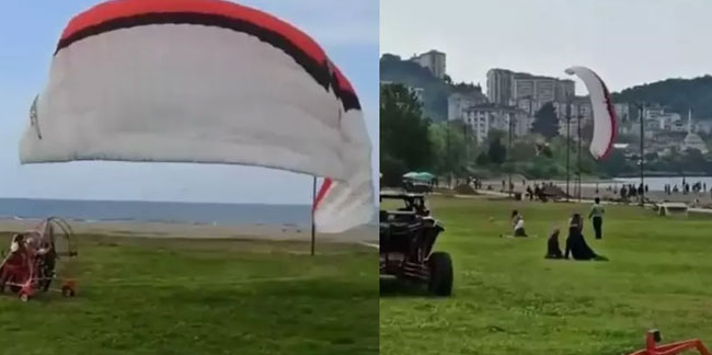 Ordu’da paramotor kazası: 2 yaralı