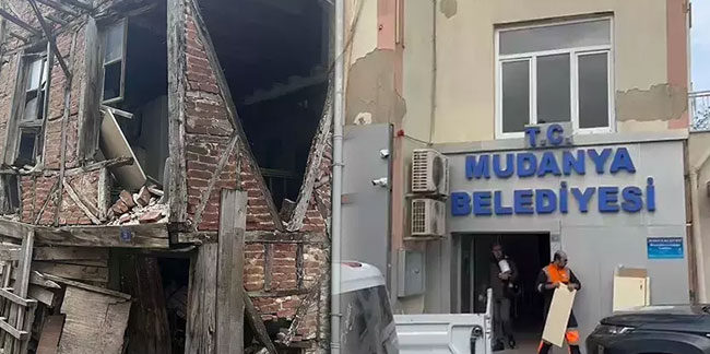 Dün meydana gelen 5.1’lik depremde kolonları çatlamıştı! Belediye binası tahliye edildi