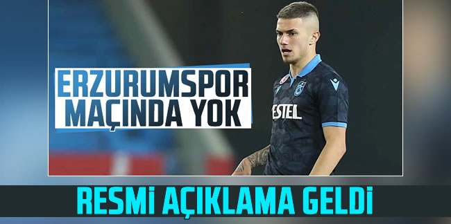 Trabzonspor'dan Berat Özdemir açıklaması