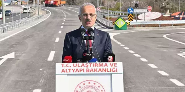 Bakan Uraloğlu açıkladı: Otoyollardan 21 milyon 67 bin 377 araç geçti