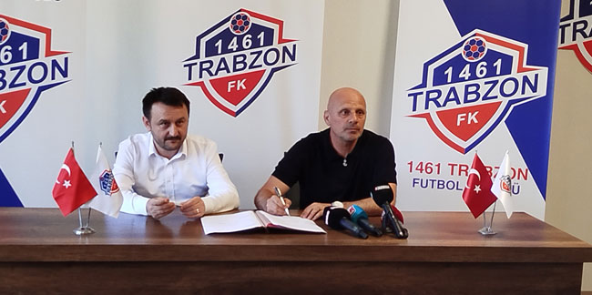 1461 Trabzon'un yeni hocası imzaladı