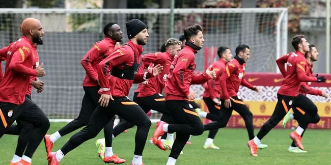 Galatasaray, Lazio maçının hazırlıklarına başladı