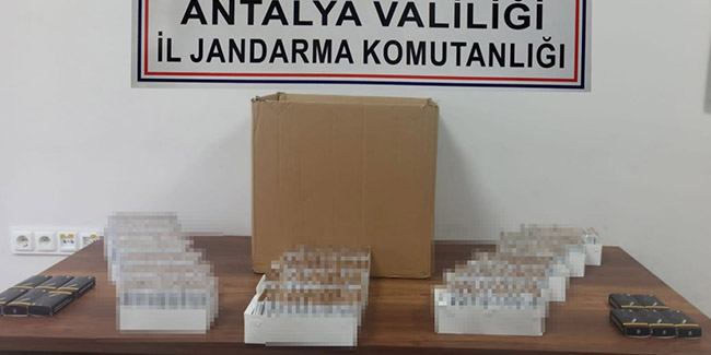 Antalya'da kaçak makaron ele geçirildi
