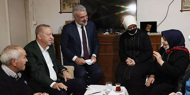 Cumhurbaşkanı Erdoğan, Hatem Kurt’u ziyaret etti
