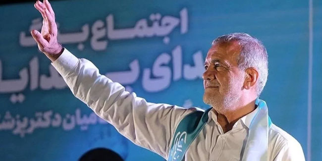 İran'da cumhurbaşkanlığı seçimini Mesud Pezeşkiyan kazandı