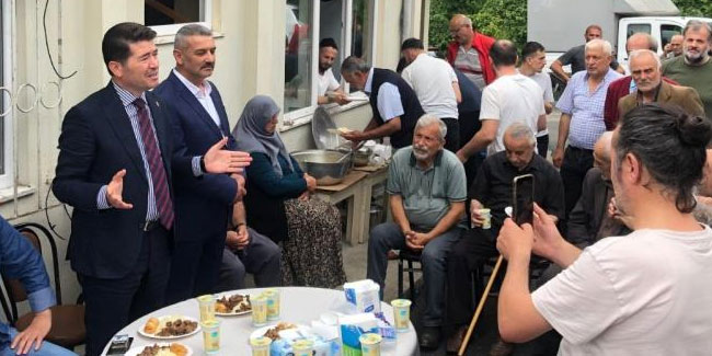 Ahmet  Kaya, geleneksel bayramlaşma törenine katıldı
