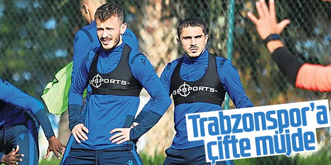Trabzonspor'a çifte müjde!