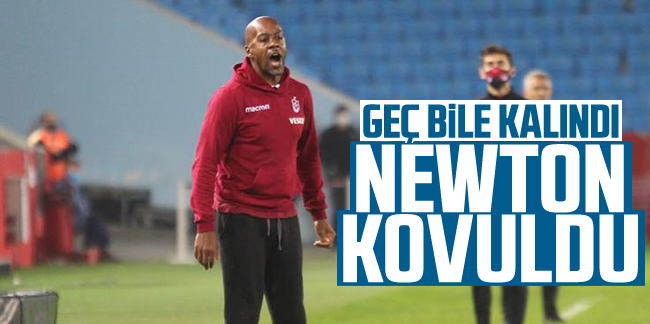 Trabzonspor, Eddie Newton'un görevine son verdi