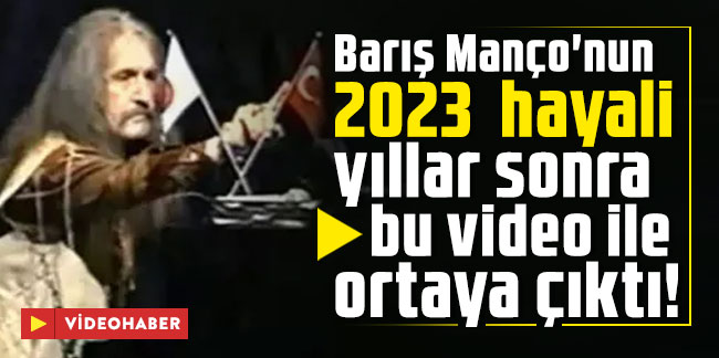 Barış Manço'nun 2023 hayali yıllar sonra bu video ile ortaya çıktı!