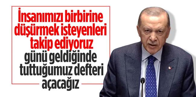 Cumhurbaşkanı Erdoğan'dan depremle ilgili yalan haberlere tepki gösterdi