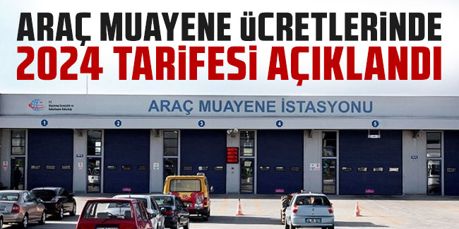 Araç Muayene ücretlerinde 2024 Tarifesi Açıklandı! | Karadeniz Gazetesi