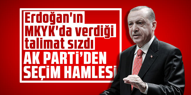 Kulis: Erdoğan'ın MKYK'da verdiği talimat sızdı: AKP'den seçim hamlesi