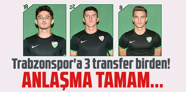 Trabzonspor'a 3 transfer birden! Anlaşma tamam...