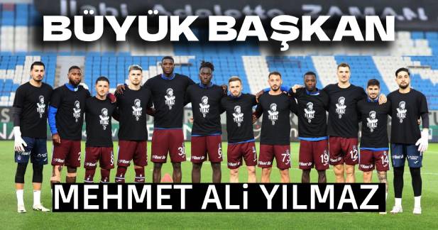 Trabzonspor'dan büyük vefa... Mehmet Ali Yılmaz'ı unutmadı