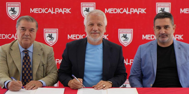 Samsunspor ile Medical Park sponsorluk anlaşması imzaladı