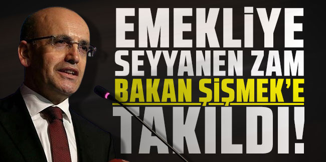 Emekliye Seyyanen Zam Bakan Şimşek'e Takıldı | Karadeniz Gazetesi