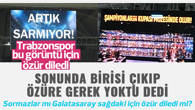 Gökhan Saral,'Trabzonspor'un özür dilemesine gerek